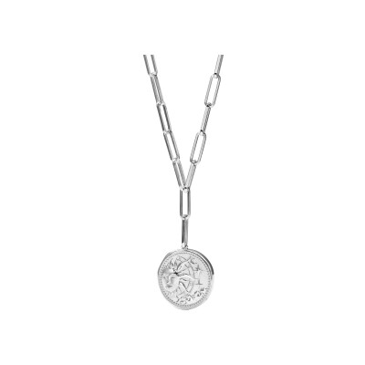 Collier Murat Le Trésor en argent rhodié