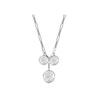 Collier Murat Le Trésor en argent rhodié