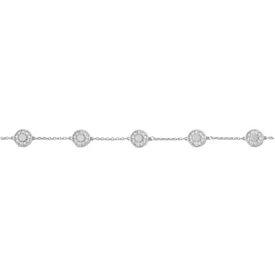Bracelet Murat Plein Soleil en argent rhodié et oxydes de zirconium