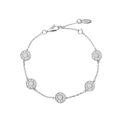 Bracelet Murat Plein Soleil en argent rhodié et oxydes de zirconium