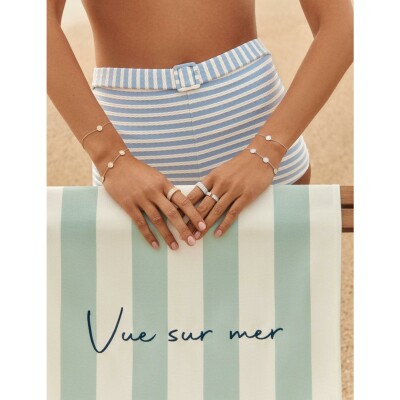 Bracelet Murat Plein Soleil en argent rhodié et oxydes de zirconium