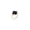 Bague Morganne Bello en or rose, onyx et diamants