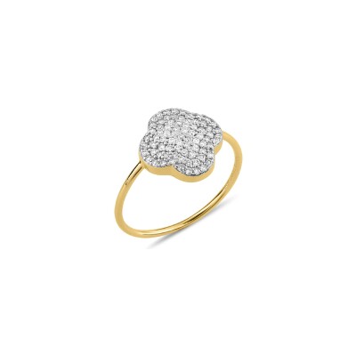 Bague Morganne Bello Chance en or jaune et diamants