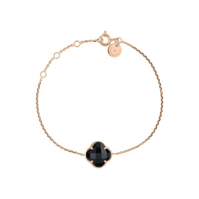 Bracelet Morganne Bello Victoria en or rose et onyx