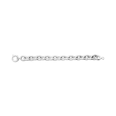 Bracelet en argent rhodié