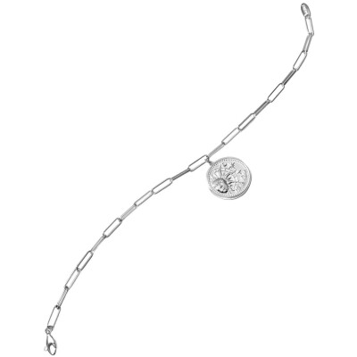Bracelet Murat Le Trésor en argent rhodié