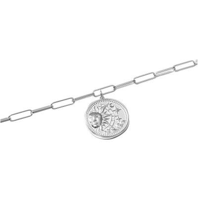 Bracelet Murat Le Trésor en argent rhodié