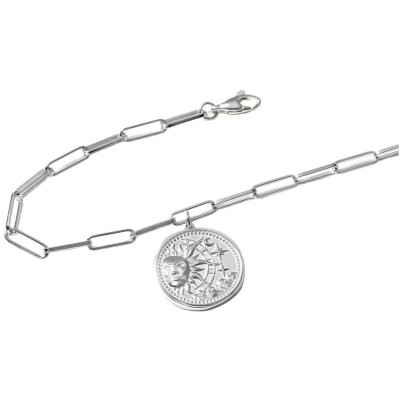 Bracelet Murat Le Trésor en argent rhodié
