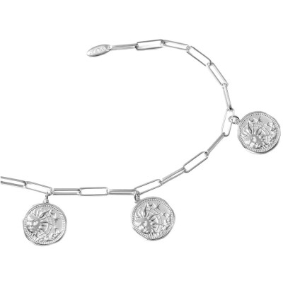 Bracelet Murat Le Trésor en argent rhodié