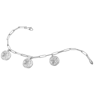Bracelet Murat Le Trésor en argent rhodié