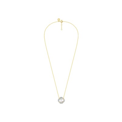 Collier Morganne Bello Victoria Diamants en or jaune, nacre et diamants
