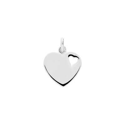 Pendentif en argent rhodié
