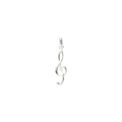 Pendentif en argent rhodié
