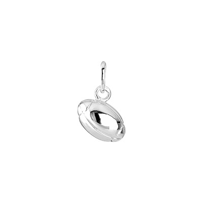 Pendentif en argent rhodié