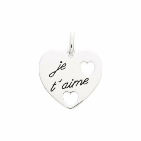 Pendentif coeur en argent