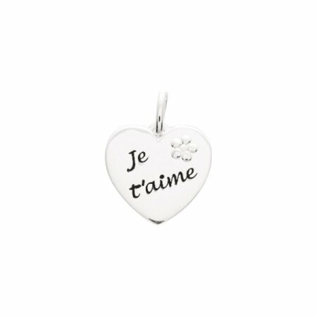 Pendentif cœur en argent