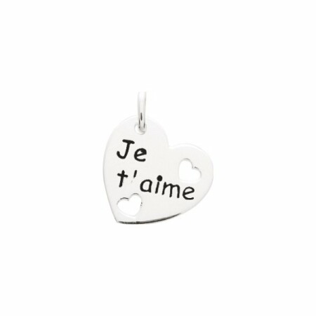 Pendentif cœur en argent