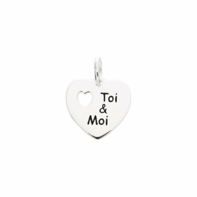 Pendentif cœur en argent