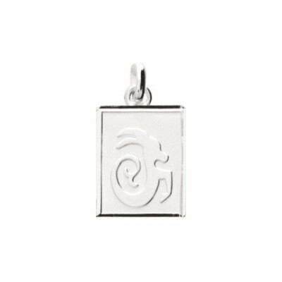 Pendentif zodiaque "Capricorne" en argent