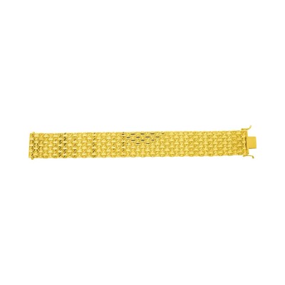 Chaîne paillasson en or jaune