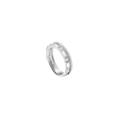 Bague Murat Façades en argent rhodié et oxyde de zirconium