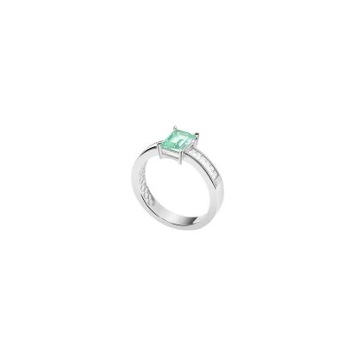 Bague Murat Les Intemporels en argent rhodié et oxydes de zirconium