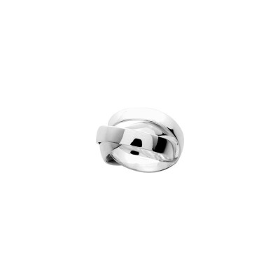 Alliance 3 anneau en argent rhodié 5mm