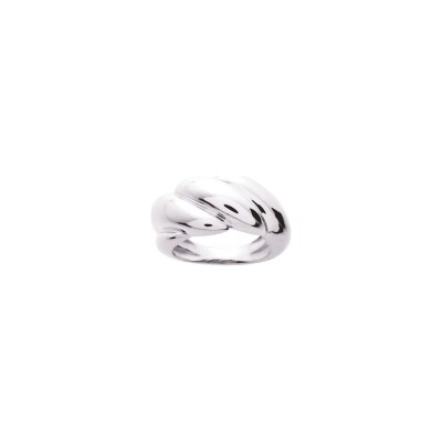 Bague en argent rhodié