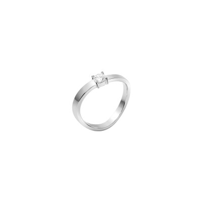Bague Murat Seine en argent rhodié et oxyde de zirconium