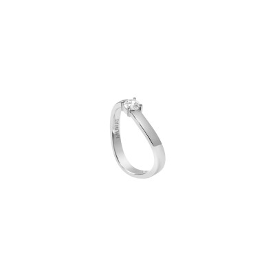 Bague Murat Seine en argent rhodié et oxyde de zirconium