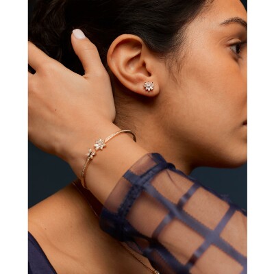 Pendant diamonds rose gold