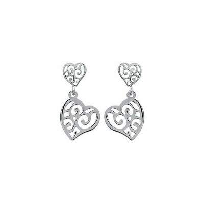 Boucles d'oreilles en acier