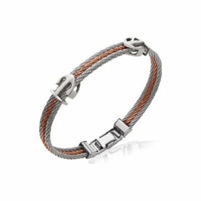 Bracelet Jonc en acier PVD
