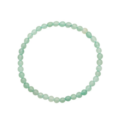 Bracelet en quartzite vert