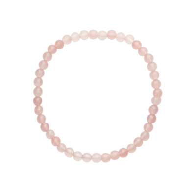 Bracelet en quartz rose