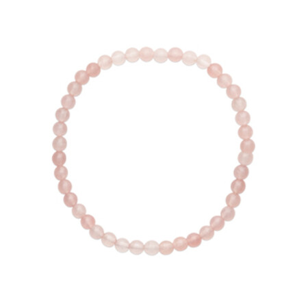 Bracelet en quartz rose