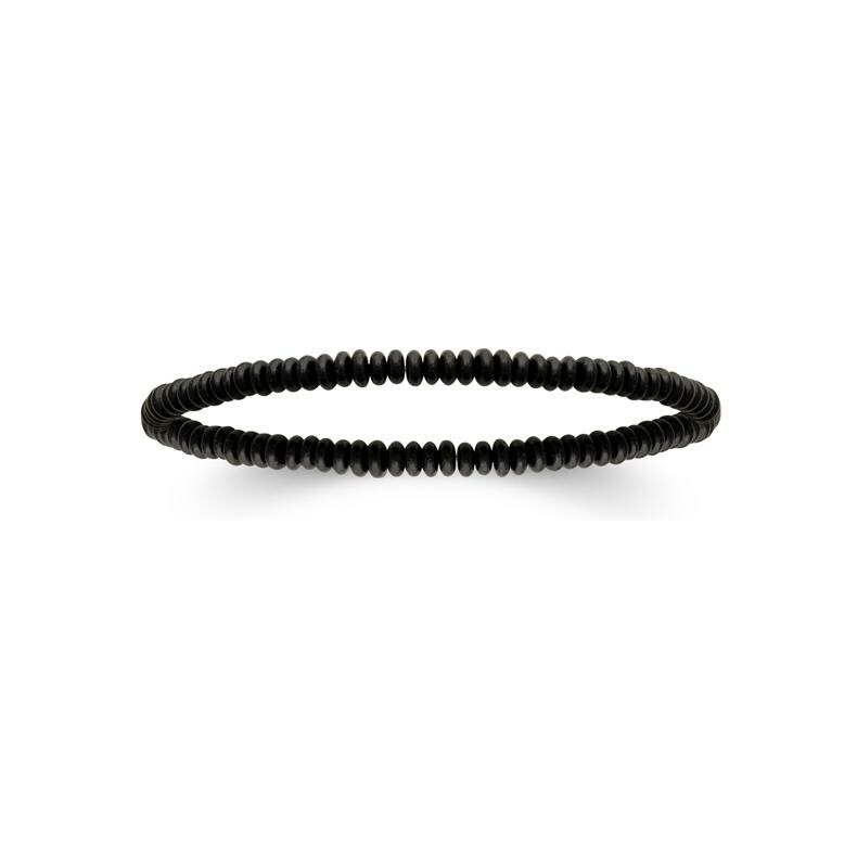 Bracelet en agate noire