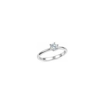 Solitaire BG Bruno en or blanc et diamant