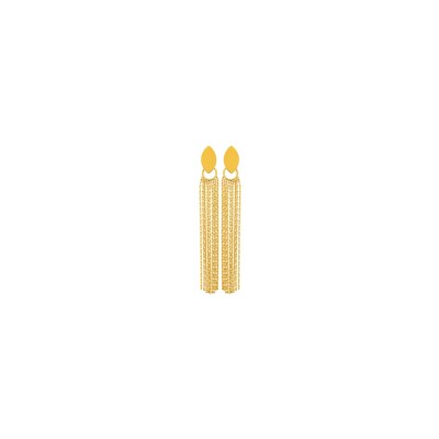 Boucles d'oreilles en acier et pvd