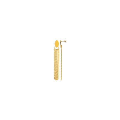 Boucles d'oreilles en acier et pvd