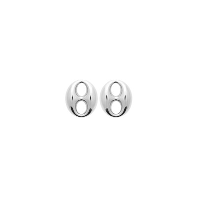 Boucles d'oreilles en acier et pvd