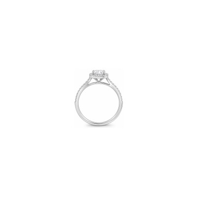 Solitaire BG Bruno en or blanc et diamants