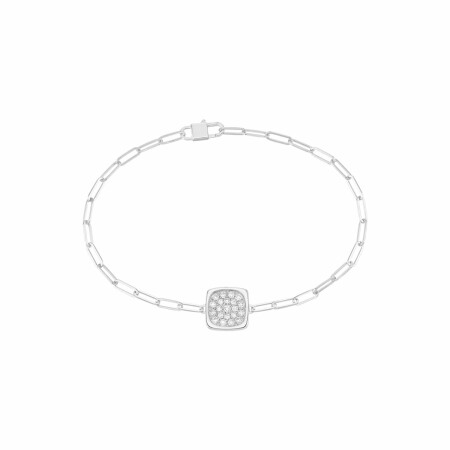 dinh van Impression small size bracelet, white gold, diamonds