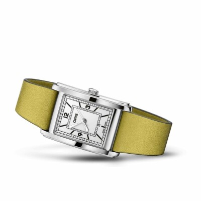 Montre Oris Rectangular jaune