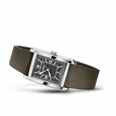 Montre Oris Rectangular  verte