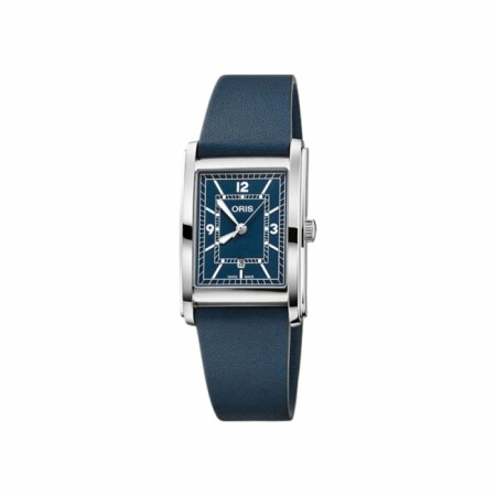 Montre Oris Rectangular bleue