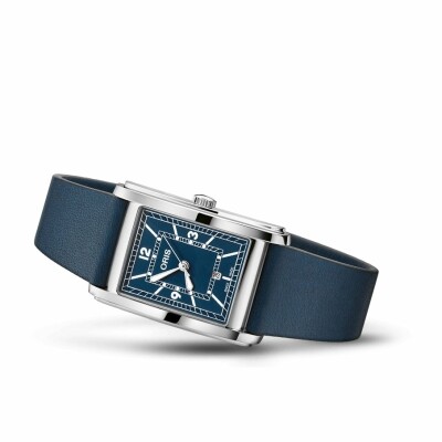 Montre Oris Rectangular bleue