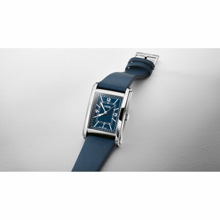 Montre Oris Rectangular bleue