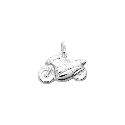 Pendentif en argent rhodié