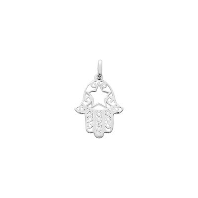 Pendentif en argent rhodié
